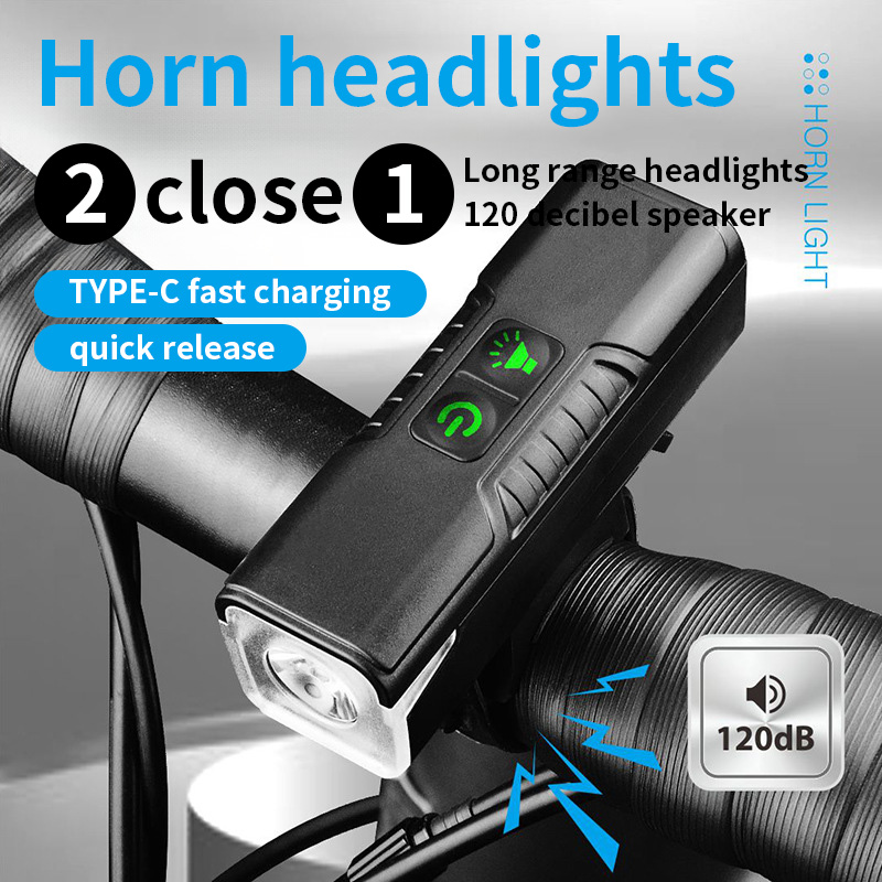Rechargeable Bicycle Headlight 1000 Lumen - ESLNF, faro anteriore per bicicletta da