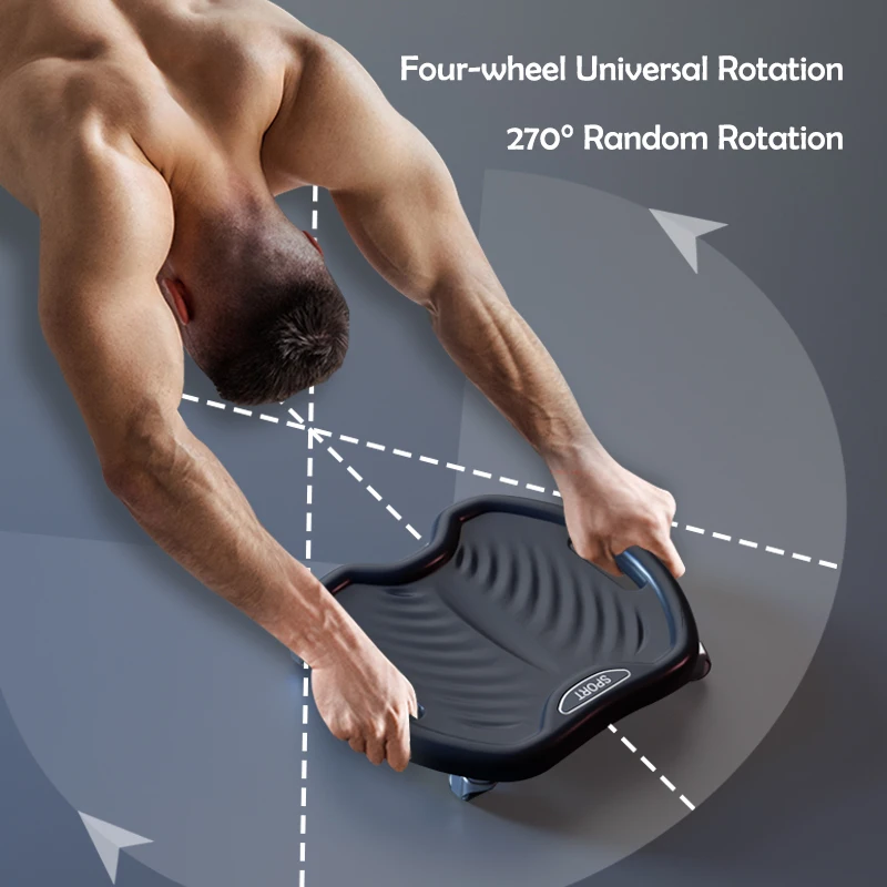 Disco per esercizi, rullo per  - Ab Roller Wheel With Elbow Support recensione e prezzo